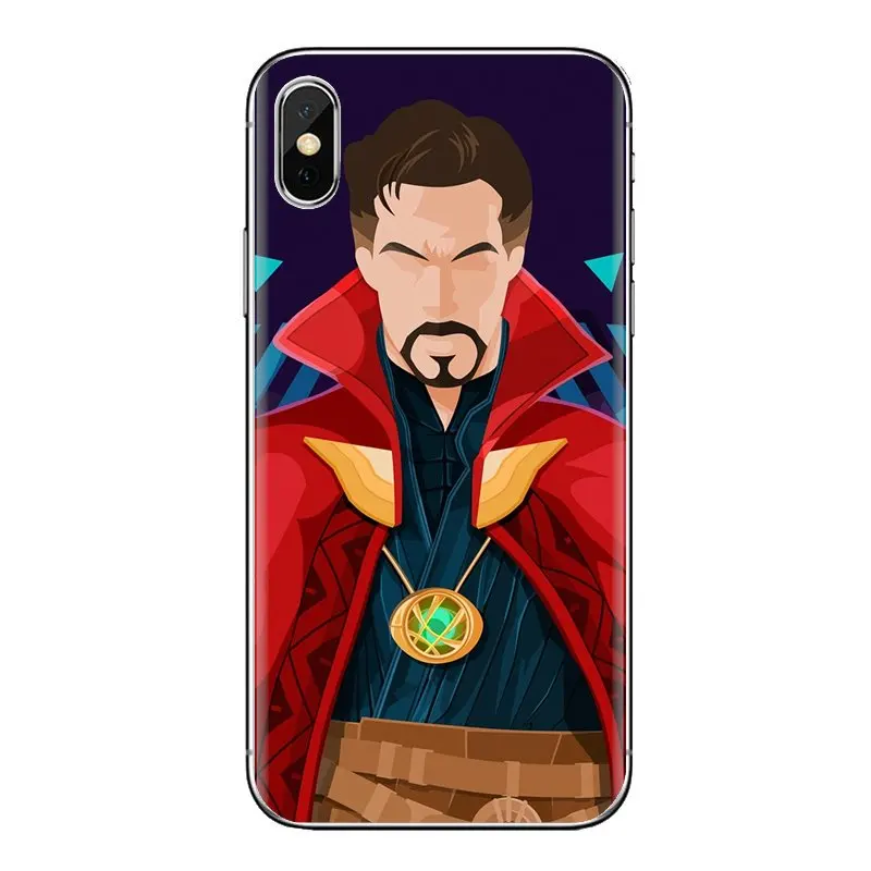 Для samsung Galaxy S3 S4 S5 мини S6 S7 край S8 S9 S10 Plus Note 3 4 5 8 9 прозрачные мягкие чехлы с героями