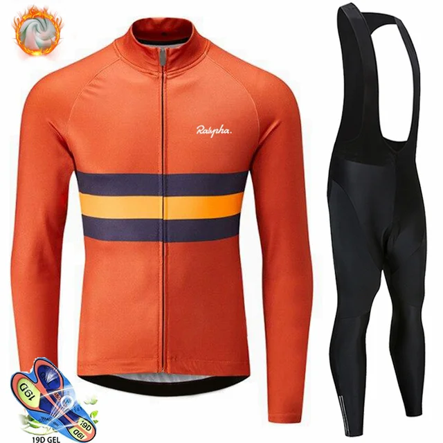 

Зимний флисовый велосипедный костюм Ralvpha 2021, мужской велосипедный костюм, уличная спортивная одежда, униформа для горного велосипеда, велос...