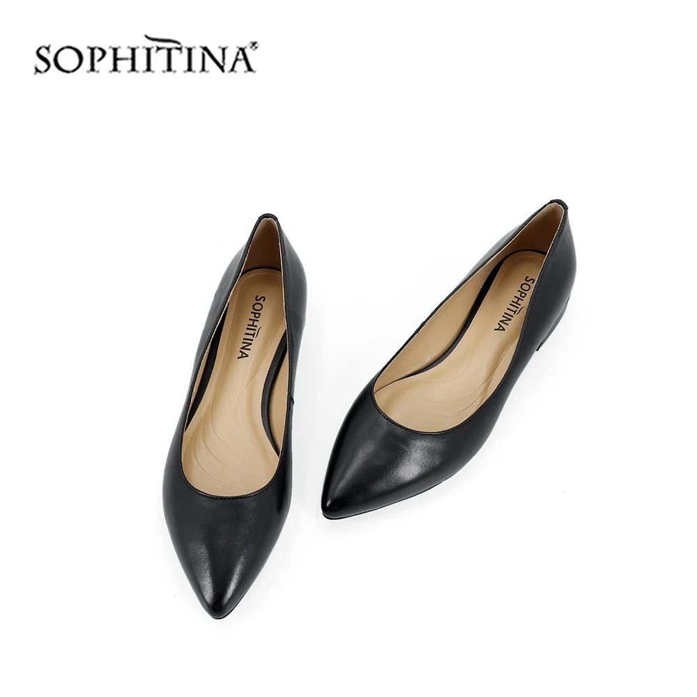 SOPHITINA/Удобная новая обувь на плоской подошве Высококачественная из натуральной