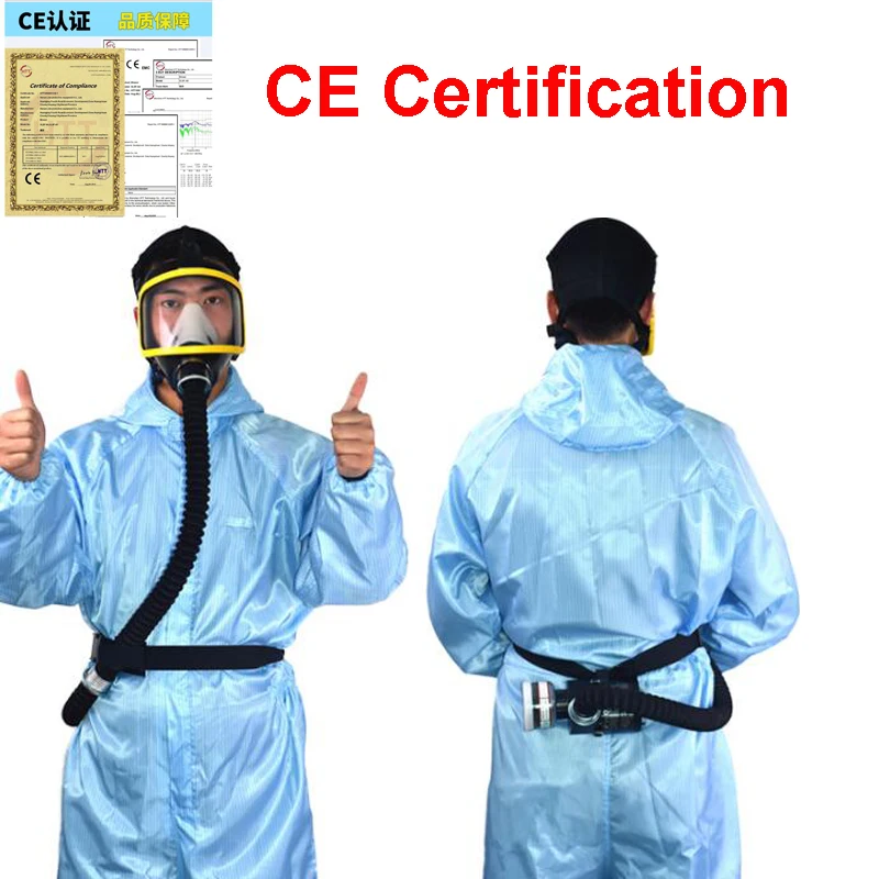 Система респиратора с электрическим постоянным потоком Полнолицевая газовая