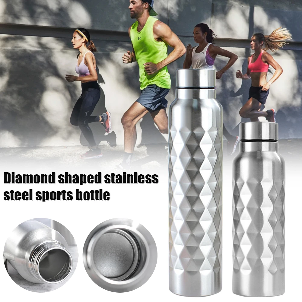 

1000ml Single-wall Stainless Steel Water Bottle Gym Sport Bottles Portable BPA Free Cola Beer Drink Bottle