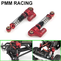 simulation model car metal aluminum alloy double cylinder shock absorber red for 124 rc car axial scx24 90081