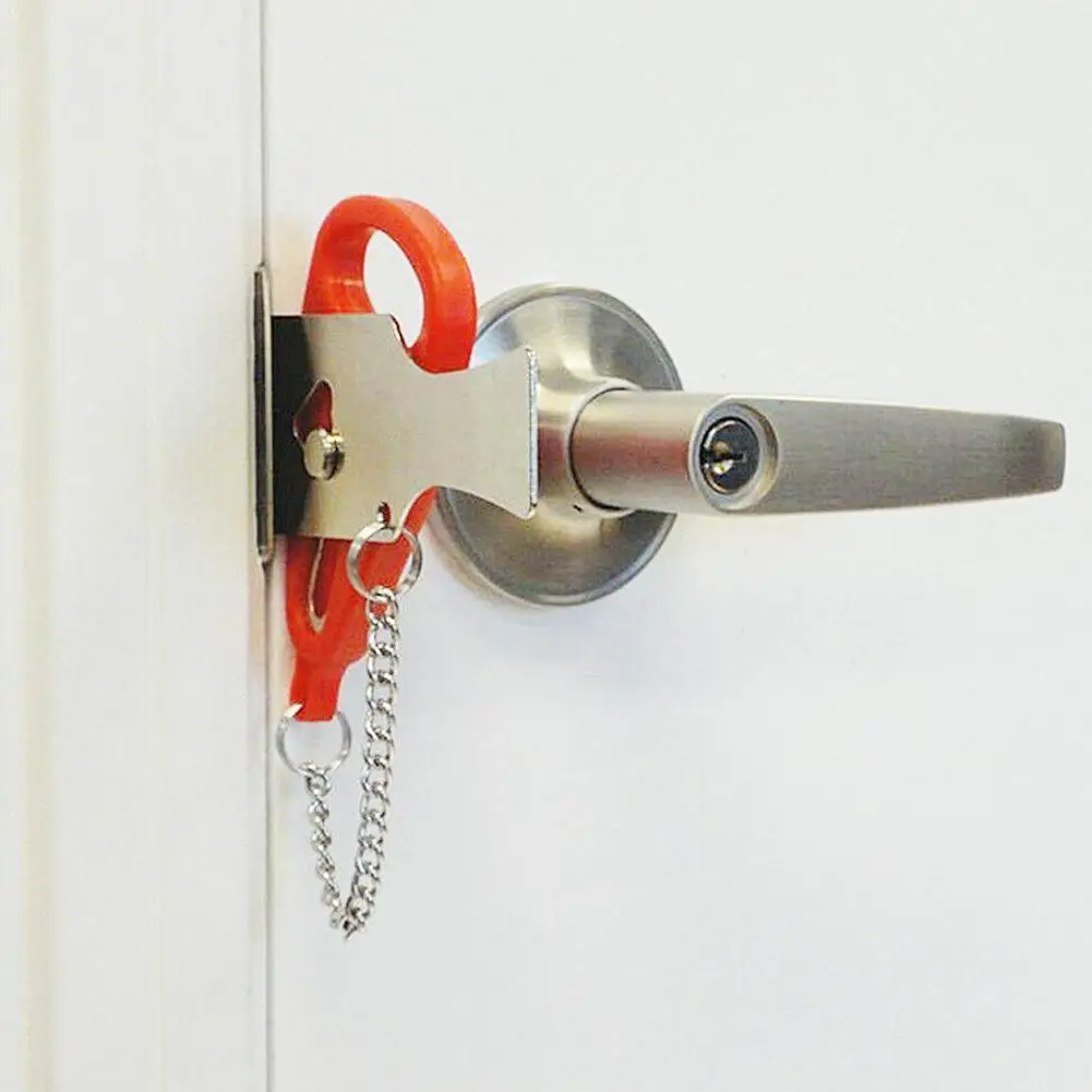 

Steel Security Chain Anti-theft Safety Door Door Locks Chain Hardware Restrict D4B9