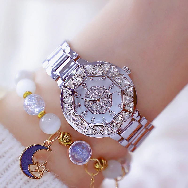 2019 Rose Gold Watch Women Watches Ladies Creative Clock Stainless Steel Women's Bracelet Relogio Feminino Montre Femme | Наручные