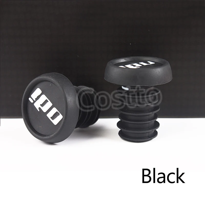 Black 1 pair ODI ручка велосипедного руля концевые заглушки 1 Пара Противоскользящие Твердые колпачки руля MTB велосипед легкие бар концевые Заглушки для горный велосипед BMX и DH FR баланс автомобиля - Цвет: Black 1 pair