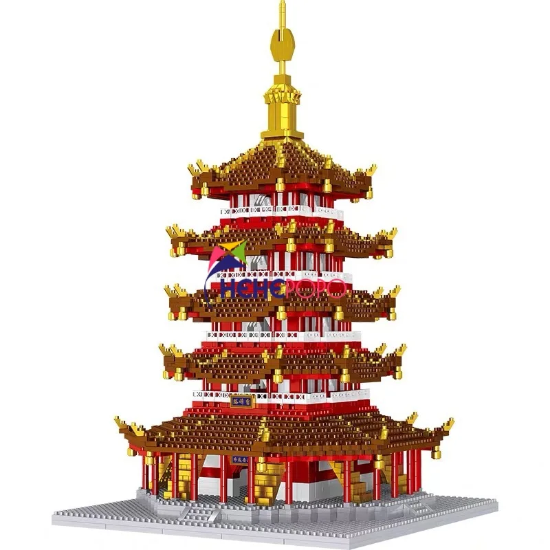 

3d-модель Leifeng № 8023, архитектура мира, мини-алмазные блоки, игрушки для детей, без коробки