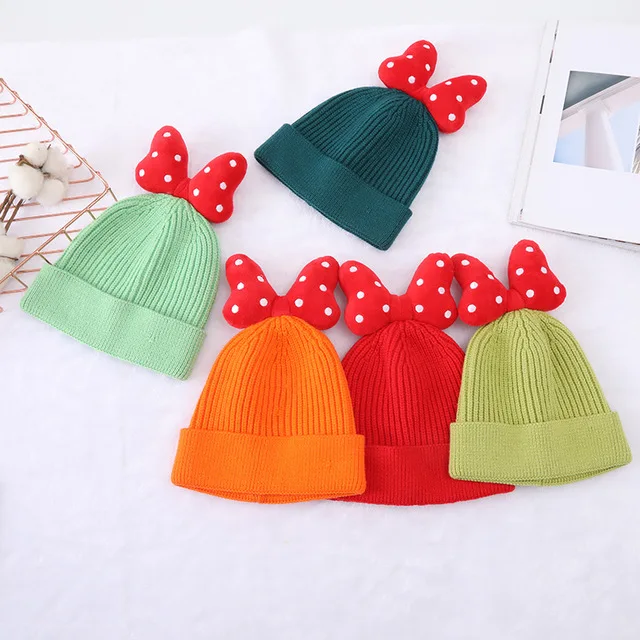 Новое поступление 2020 зимние детские шапки шерстяные теплые вязаные шапки-бини с