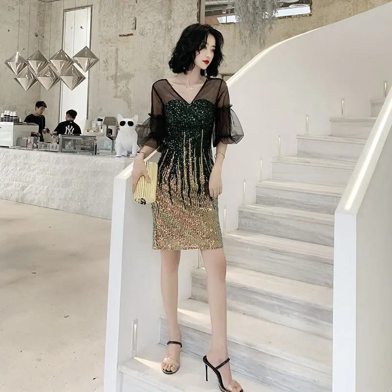 Новинка роскошное облегающее пикантное вечернее платье Qipao вечерние платья
