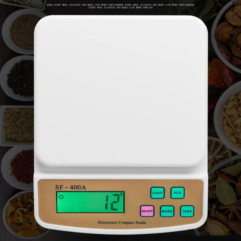 

Portable Kitchen Scale 2kg 7Kg 10kg Digital LCD Electronic Scale Household Baking Medicine Food Balance Measurement Weight Libra