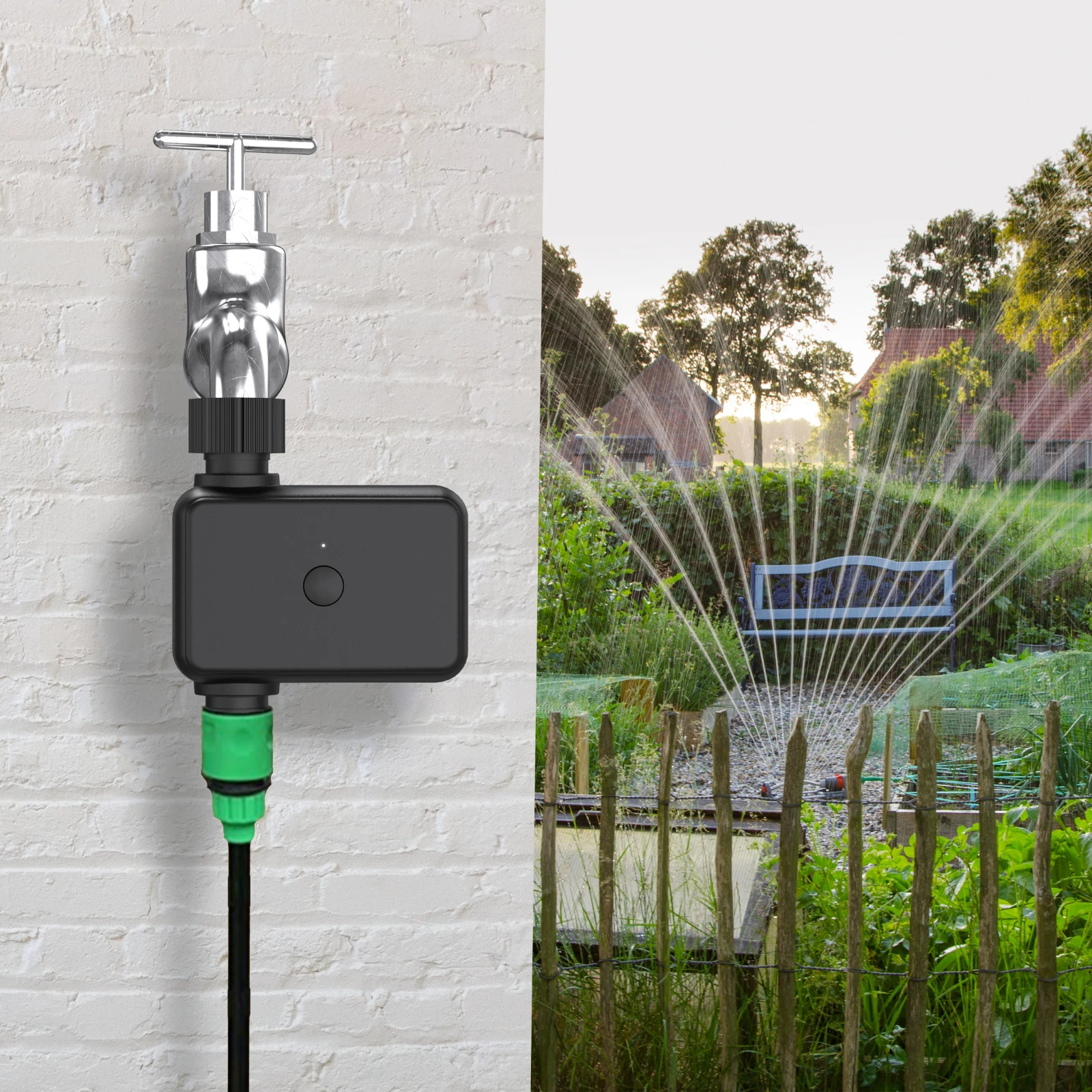 

WIFI Bluetooth Watering Timer IP55 Automatic Drip Irrigation Garden Water Controller Valve Google Assistant Smart Home,Alexa