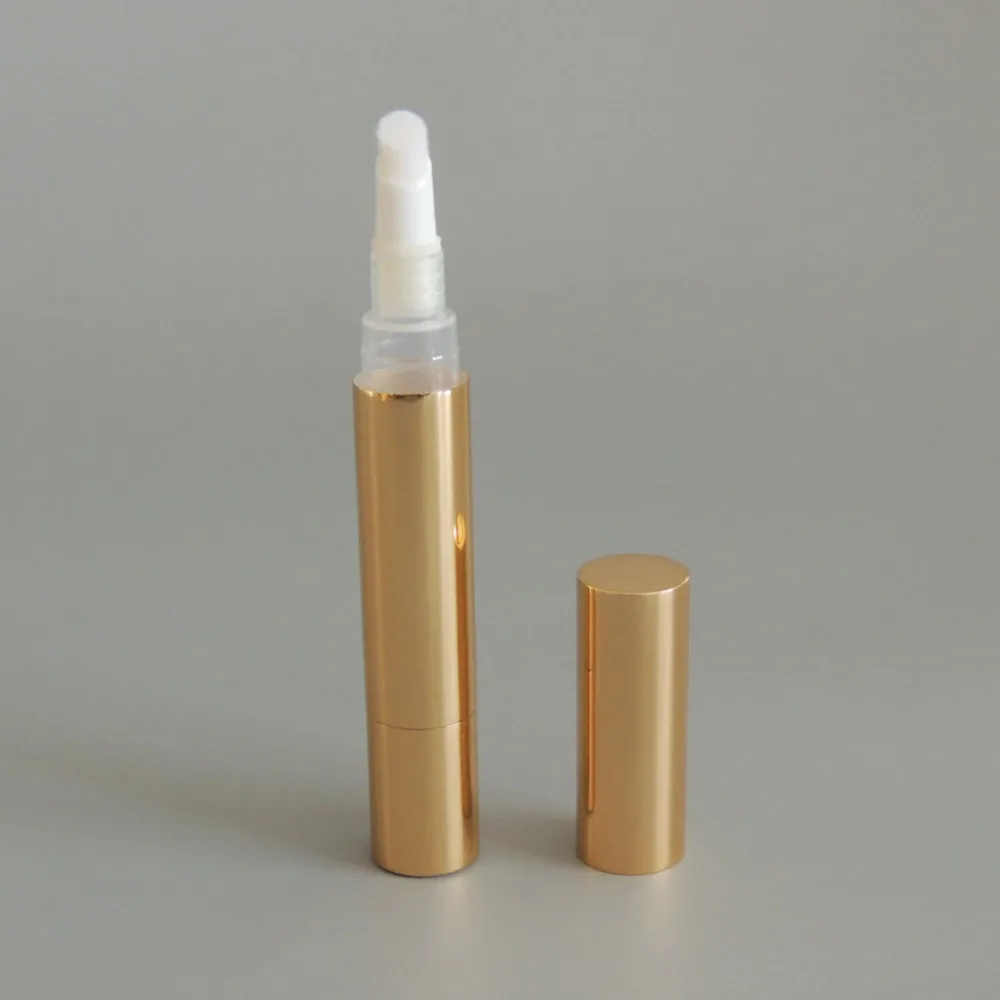Золотой блеск для губ крем/Тушь ресниц/жидкость роста ресниц/отбеливающая трубка