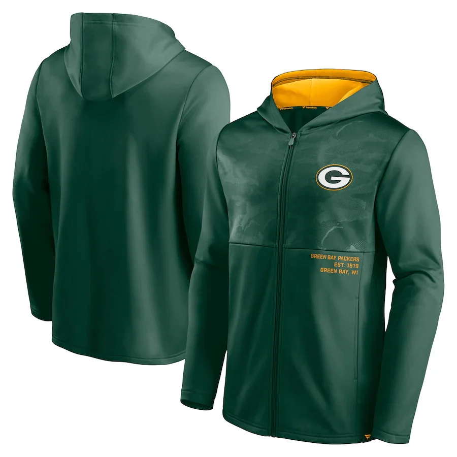 

Мужская куртка с капюшоном на молнии Green Bay