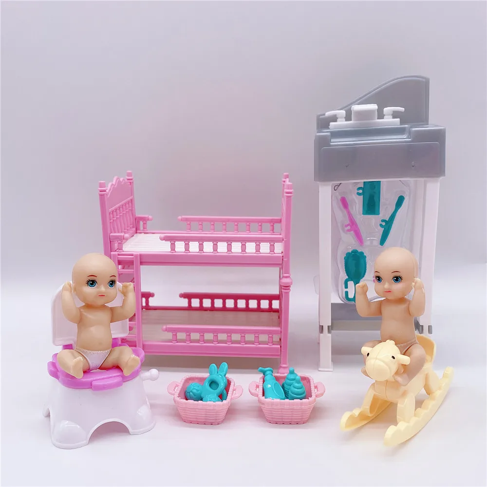 Коллекция 2020 года модный набор аксессуаров для кукол Барби туалет + Двойная