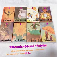 336 playing cards 4Styles tell story cards game high quality Board games for kids 8 Expansion home party fun board game 1