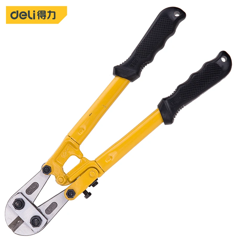 Deli 12''Multifunctional Wire Bolt Cutter Tool Heavy Duty Pliers Strong Shear Lock Chain Thicken Hand Tools Labor Saving Cutters