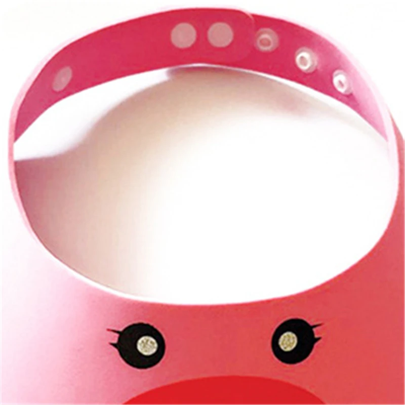 Gorro de ba&ntilde;o ajustable para beb&eacute;, gorro de ducha ajustable para champ&uacute;, suministros para el cuidado del beb&eacute;, visera para el pelo-5