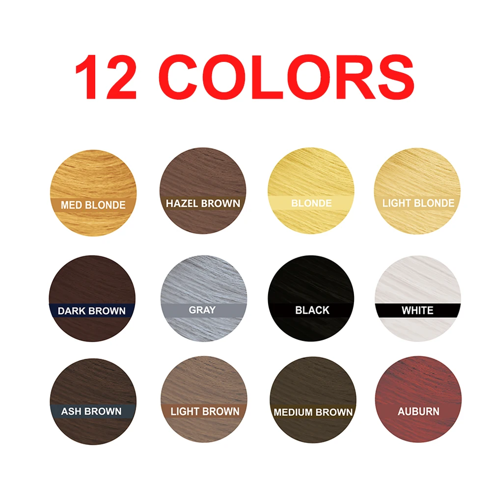 28 г 12 цветов на выбор * 1 облысение волосяные волокна истончение волосы порошок