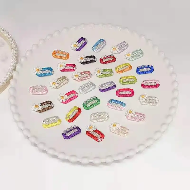 

2020 New Small Dog Hair Clips Cat Grooming Supplies Pet Dogs Hairpin Pet Grooming Handmade Hair Clip 2.3cm 2.8cm 3.2cm