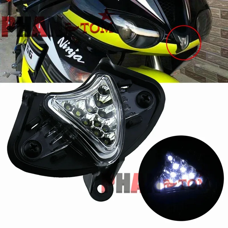 

For KAWASAKI ZX-6R 2007 2008 Headlight Headlamp Fog Lamp Front Head Light LED ZX6R 07 08