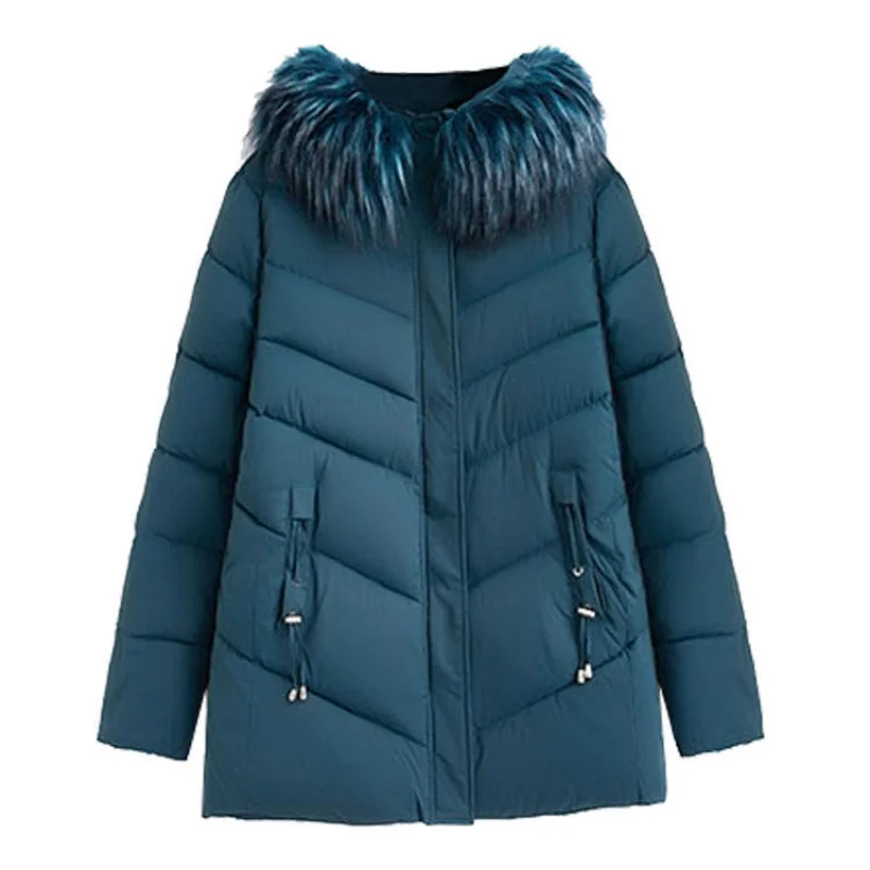 Зимнее пальто женские парки с капюшоном пуховик куртки хлопковой подкладкой для