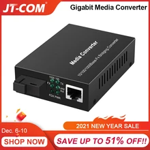 20 40KM Gigabit Media Converter Fiber Optic to Rj45 Single Mode Single Fibra Optica Ethernet Switch Transceiver 10/100/1000M SM