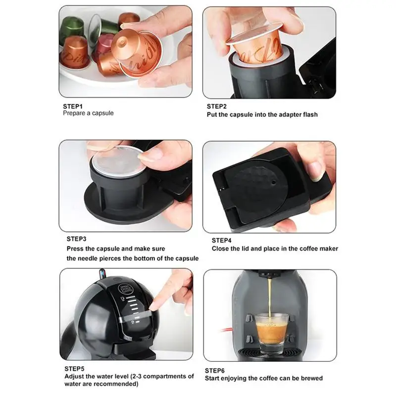 

Coffee Capsule Adapter Converter Compatible With Dolce Gusto Models Household Nespresso Gusto Capsule Adapter Coffee Accessories