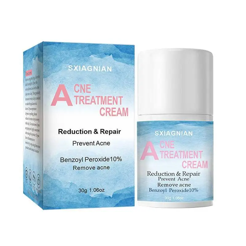 

30g Tea Tree Acne Cream Effective Removal Acne Cream Pores Oil Cream Treatment Moisturizing Skin Control I0B6