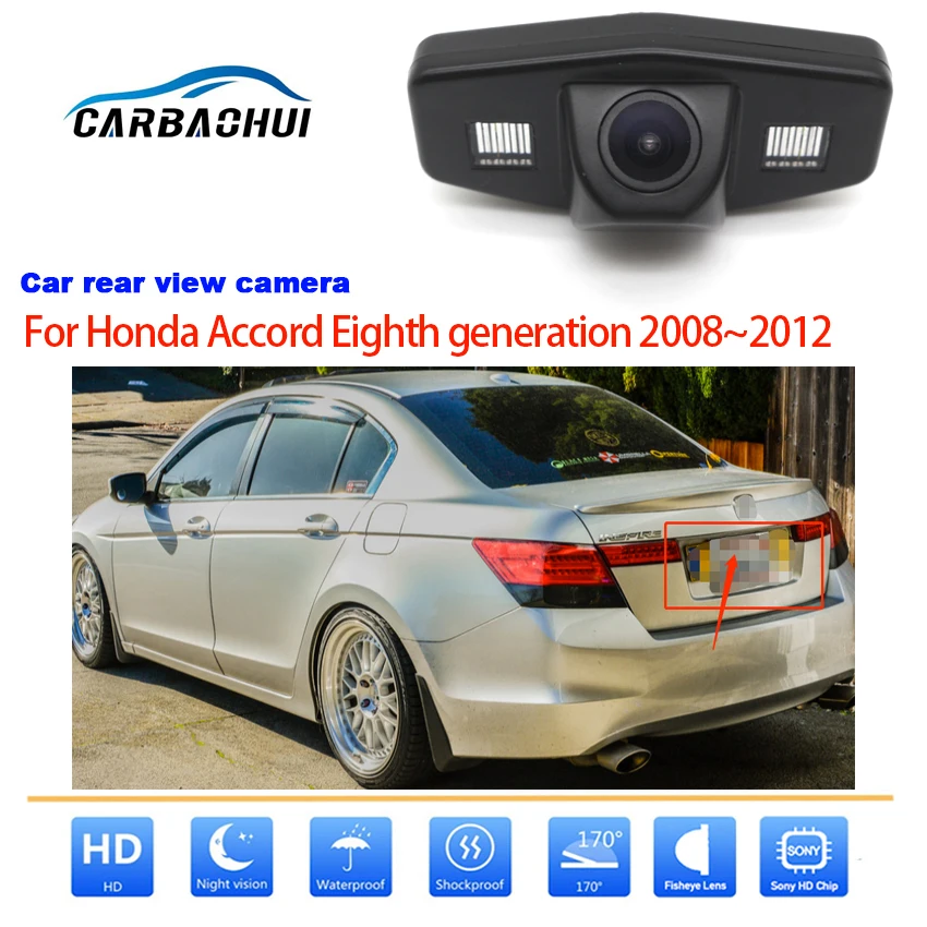 

Car wireless Rear View Camera For Honda Accord Eighth generation 2008 ~ 2015 CCD full HD Night Vision Reverse Parking Camera