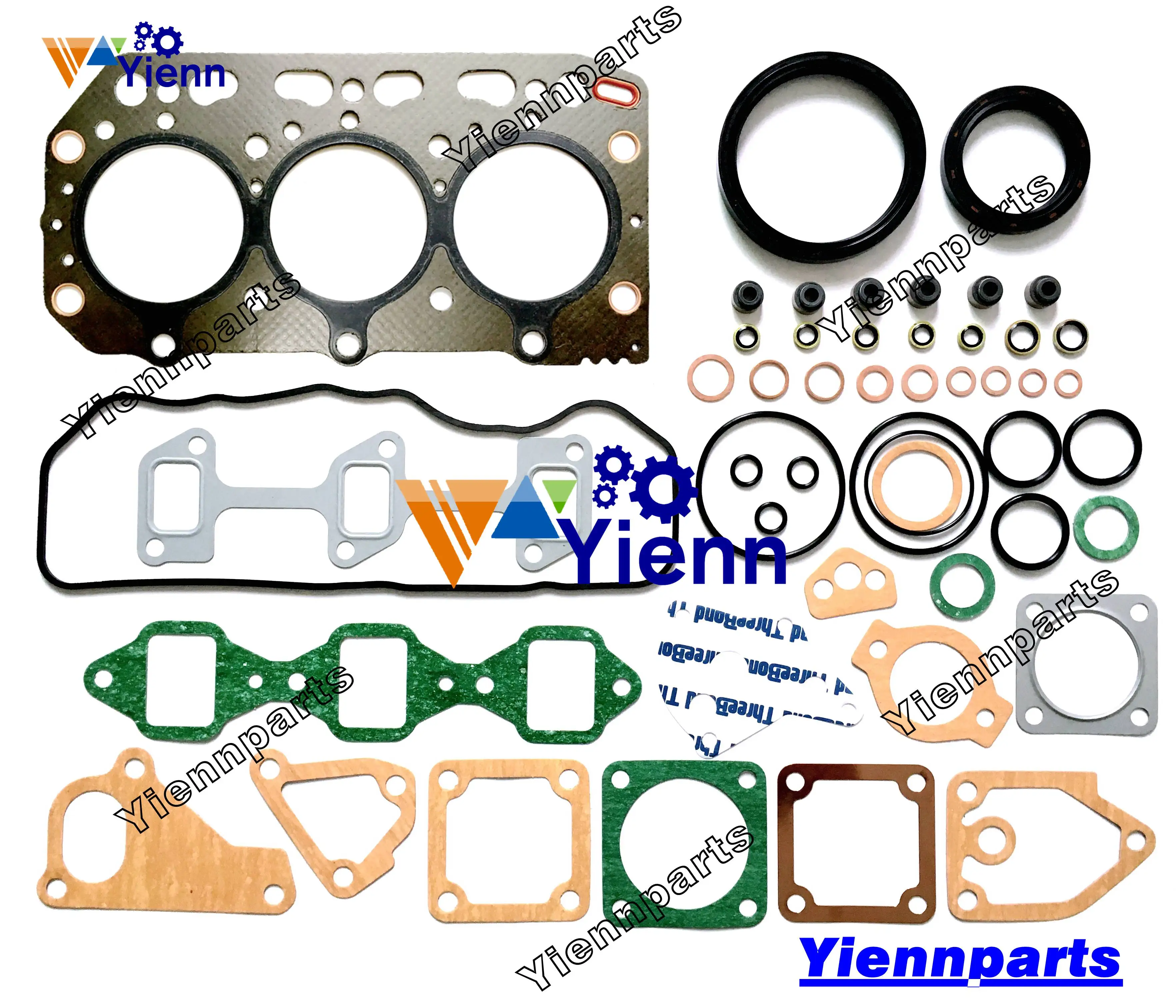 3TN78L-DKA 3TN78 ремонтный Ремонтный комплект для Yanmar PC28UU-1 двигателя JD25 John Deere