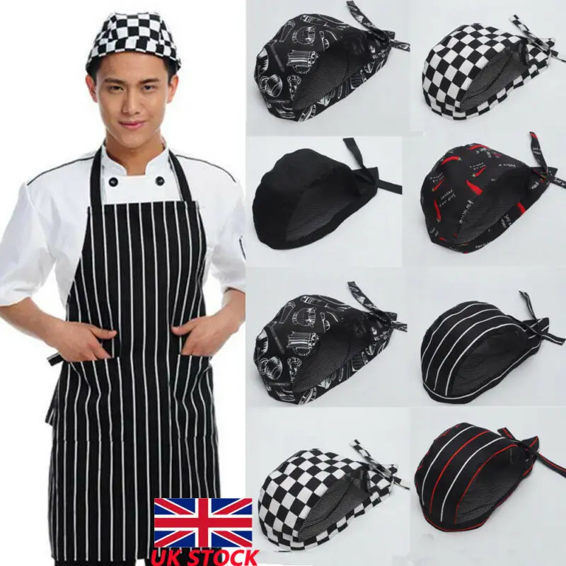 Шеф повара Повара Кейтеринг череп шляпа профессиональная кухня круглая