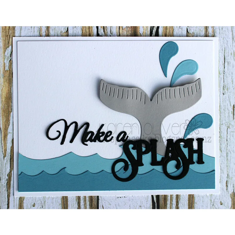 Новинка DIY рыбные хвосты и плавник 2021 без штампов тиснение ремесло металлические