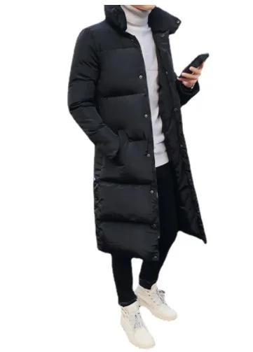 

NEW Winter Long Down Jackets For Men Casual Winter Coats High Quality Fashion Pike Jackets Men Thicker Windbreaker Jackets And