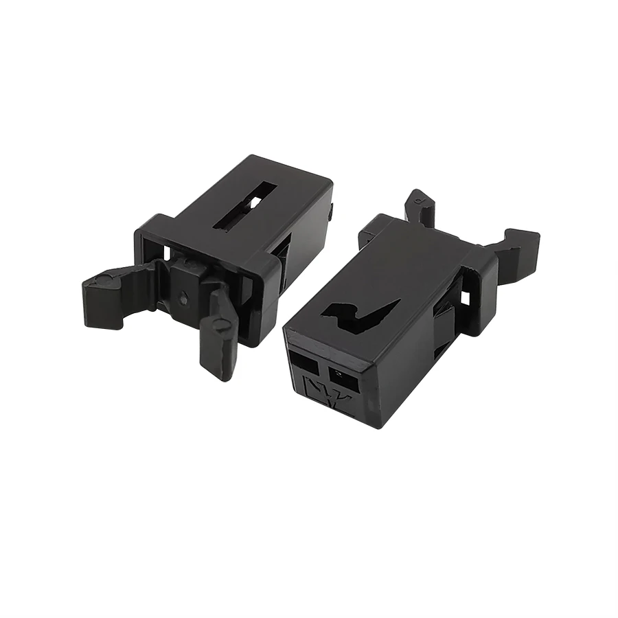 10Pcs Plastic PR-001 Small Door Lock Switch for Trash Can MS Air Conditioner Set Top Box TV EVD DVD Cover Black White - купить по