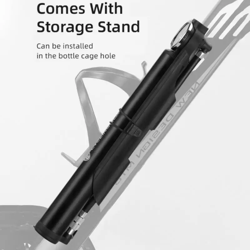 

Mini Bicycle Pump High Voltage Electric Inflator Hand Pump Cycling Air Pump Ball Toy Tire Inflator Valve MTB Bike Accessories