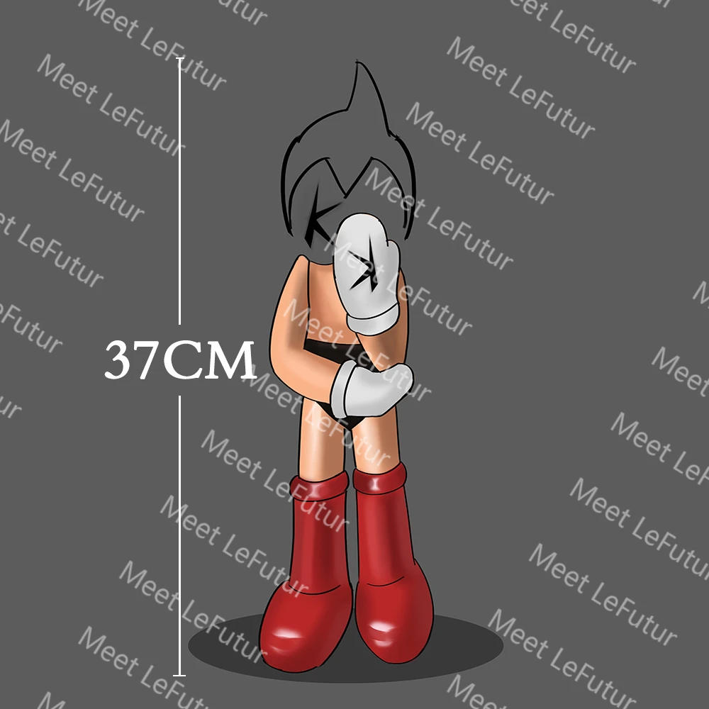 

For Brian 37cm Bearbrick Bear brick Action Figures Block Bear PVC Model Figures DIY Paint Dolls Kids Toys Children Birthday Gift