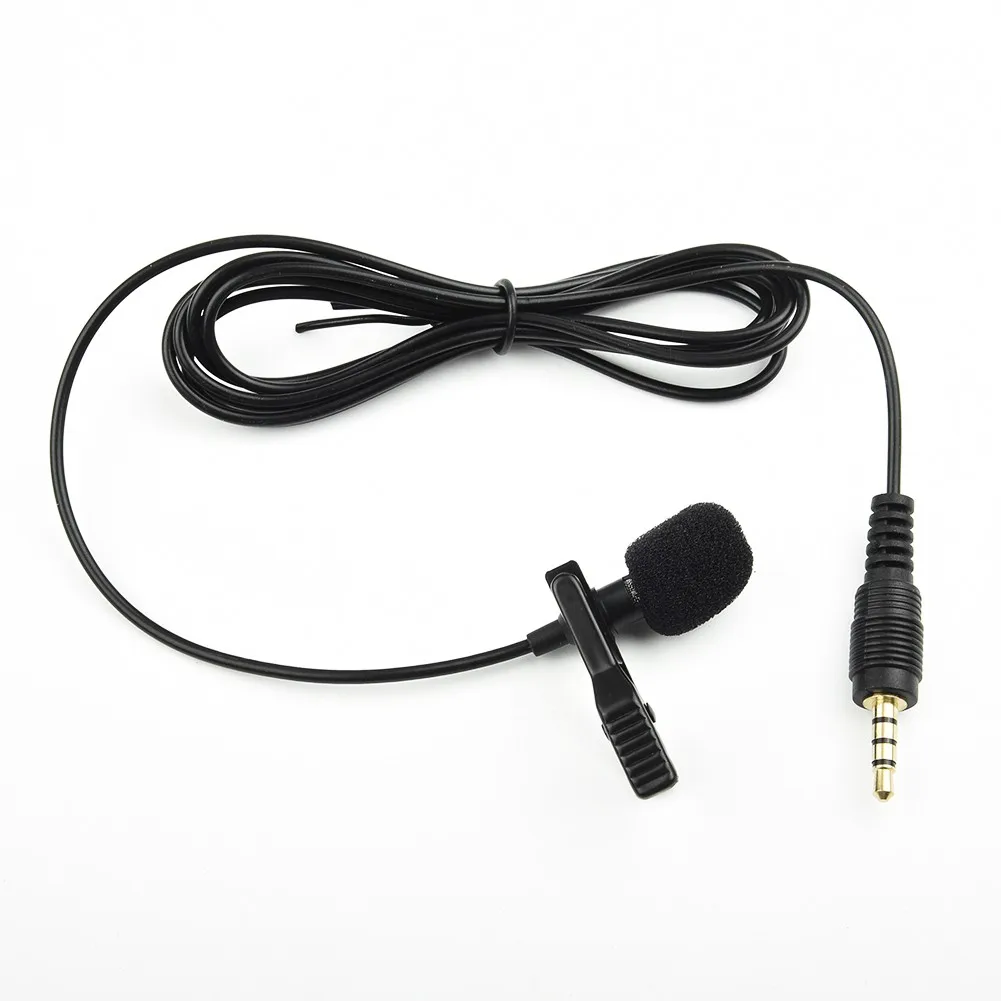 

Mini Portable Clip-on Microphone Condenser Lavalier Microphone For Mobile Phone Audio Studio Wired Microphone For PC Laptop