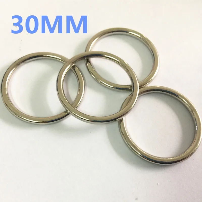 Аксессуары для кожаной сумочки DIY 30 мм 50 шт серебро|hardware ring|diy craft ringhandbag hardware rings |