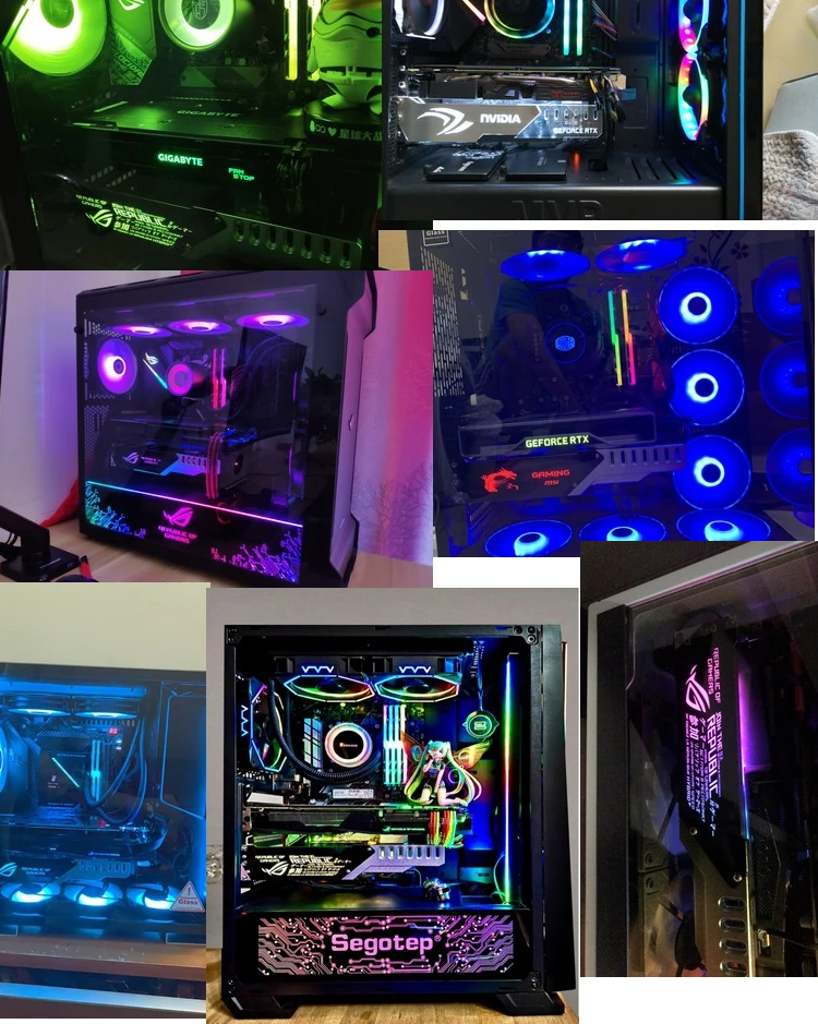 Поддержка RGB VGA кронштейн GPU 12 в или 5 В ARGB держатель графической карты Partner ASUS MSI