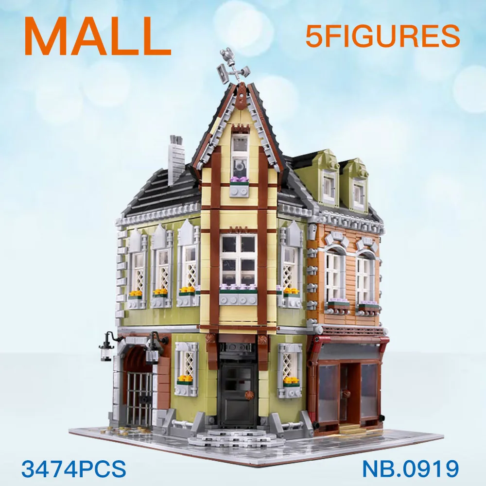 Создатель совместим с Walmarlys The Corner Mall Market Expert фигурки строительные блоки