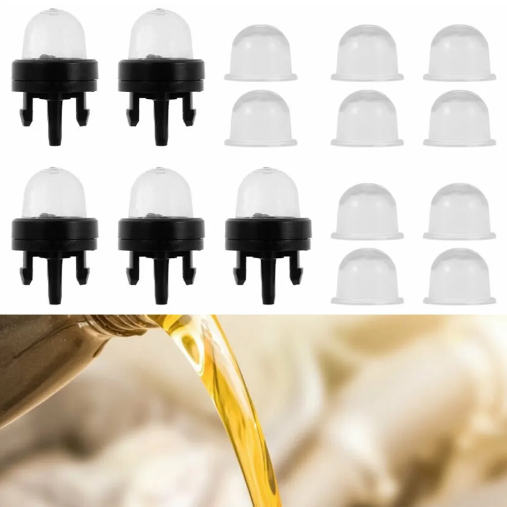 

15pcs Transparent Fuel Carburetor Primer Bulb Oil Bubble Chainsaw Part Durable Oil Bubble String Trimmer Parts Tools Newly