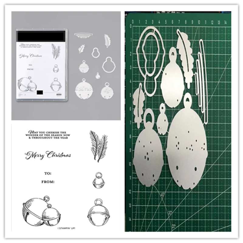 

Christmas Metal Cutting Dies 2021 Clear Stamps and Dies Scrapbooking New Arrival Metal Die Cutters for ScrapbookingStamping