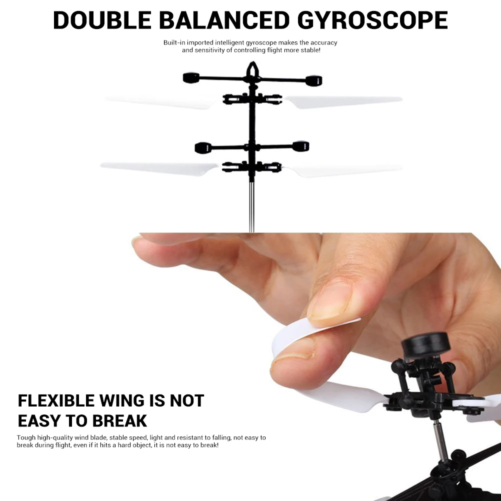 Игрушечный самолет с датчиком вертолет Индукционная Игрушка Рождественская