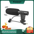 SHOOT стерео микрофон видеокамеры для Nikon Canon DSLR камеры компьютера мобильный телефон ПК микрофон для Xiaomi 8 iphone X Samsung