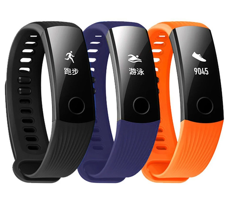 BOORUI для huawei honor band 3 ремешок Цветной силиконовый ремешок для honor band 3 Смарт часы браслет аксессуары