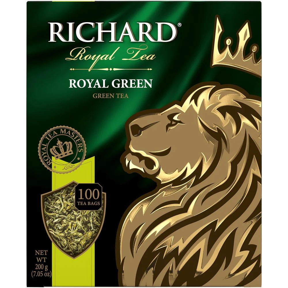 Чай Richard &quotRoyal Green&quot зеленый 100 пакетиков |