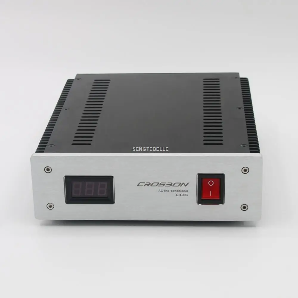 

Finished European Audio Power Filter Purifierr Socket 4000W Home EU Power Conditioner Noise Adapt with display