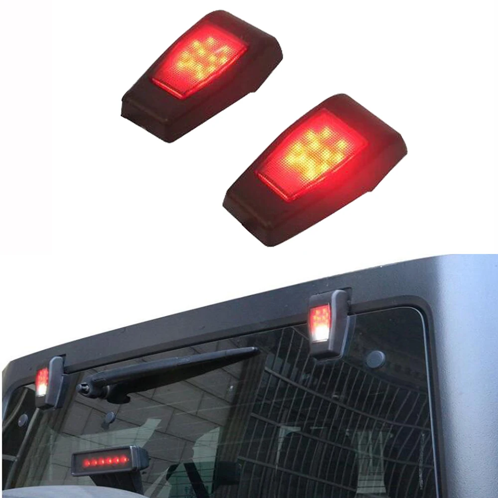 J381 красный/белый Тормозной Стоп поворотный задний фонарь Jeep Wrangler JK 2007-2017 lantsun -