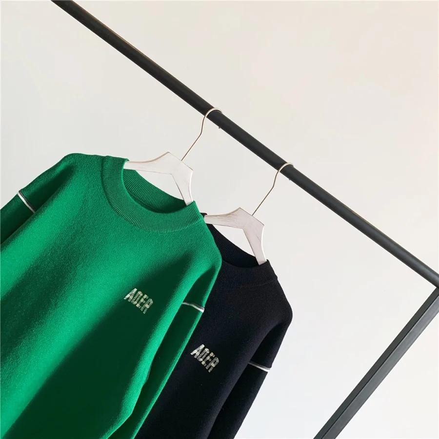 

Juice Snow 2020 Autumn And Winter New Round Neck Letter Printing Line Casual Pullover Sweater Top Women