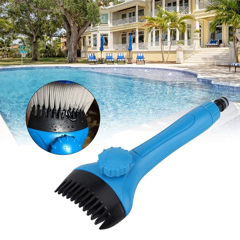 

PVC Handheld Mini Handheld Swimming Pool Filter Cleaner Clean Brush Swimming Pool Cleaning Accessories For Clean The Filter