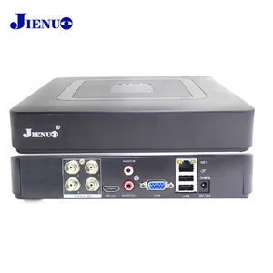 4-канальный мини-видеорегистратор JIENUO, гибридная система видеонаблюдения, AHD 1080N, Onvif для IP-камер, аналоговый AHD CVI TVI